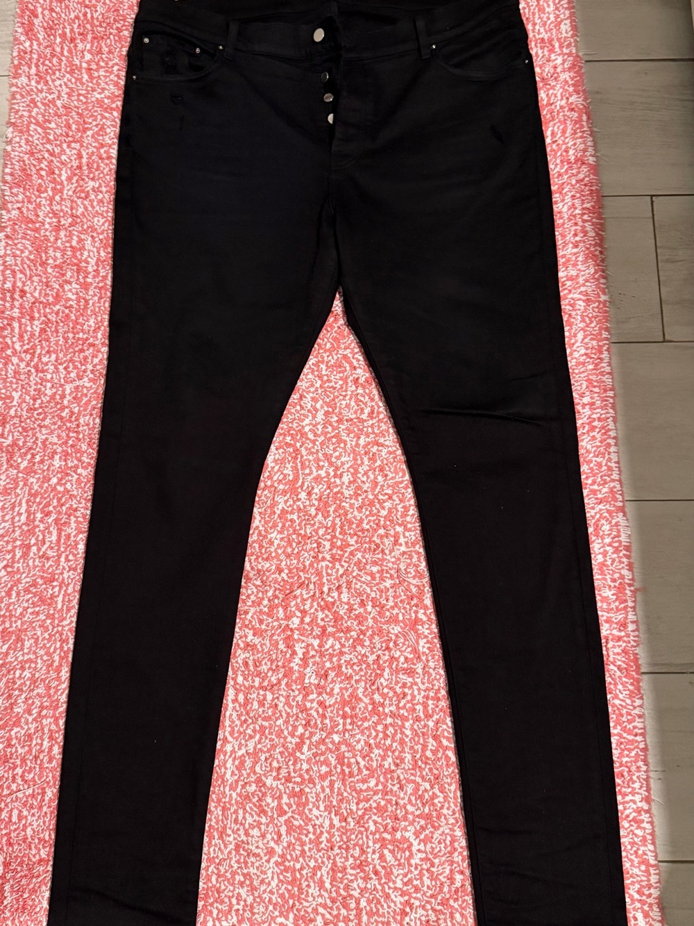 AMIRI Black Skinny Button-Fly Jeans